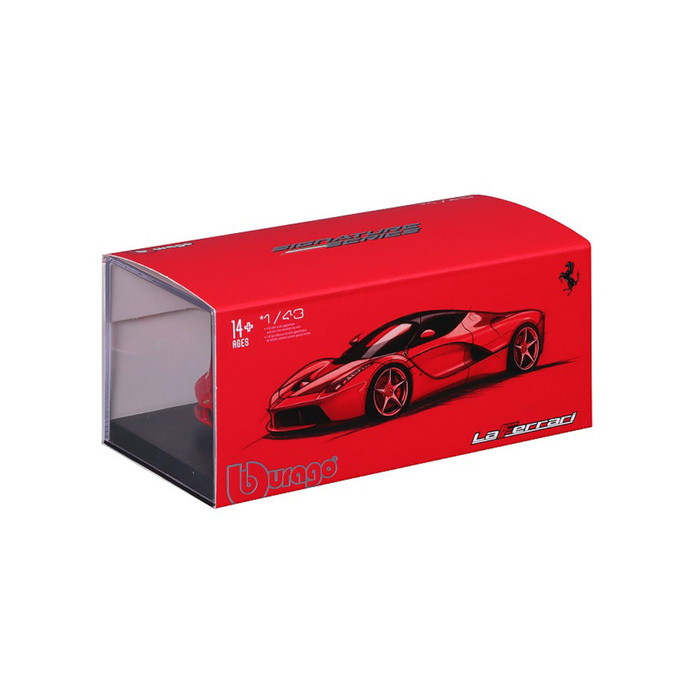 ミニカー 1/43 Burago ブラーゴ フェラーリ ラ・フェラーリ レッド 赤