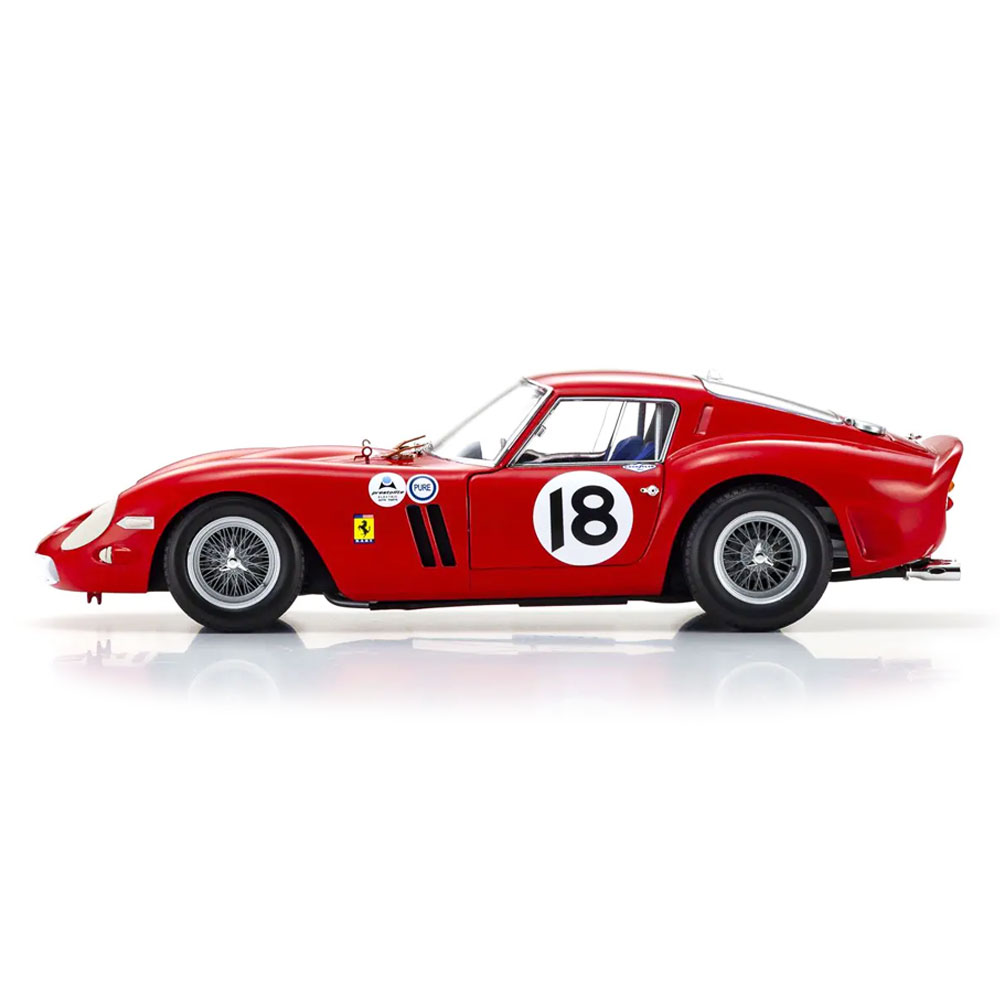1/18 フェラーリ 250GTO 1963 デイトナ 3h #18 レッド ミニカー ダイ
