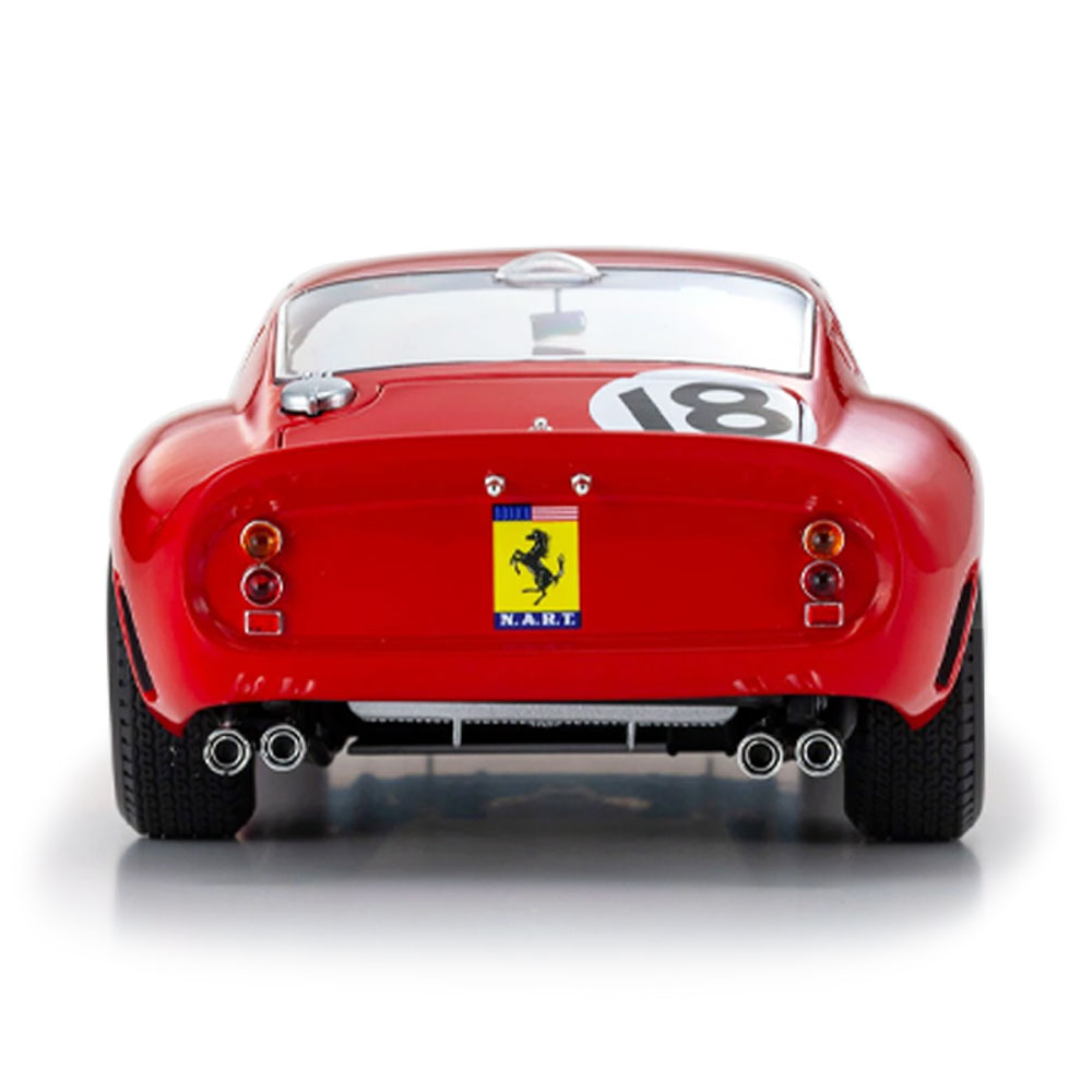 1/18 フェラーリ 250GTO 1963 デイトナ 3h #18 レッド ミニカー ダイ