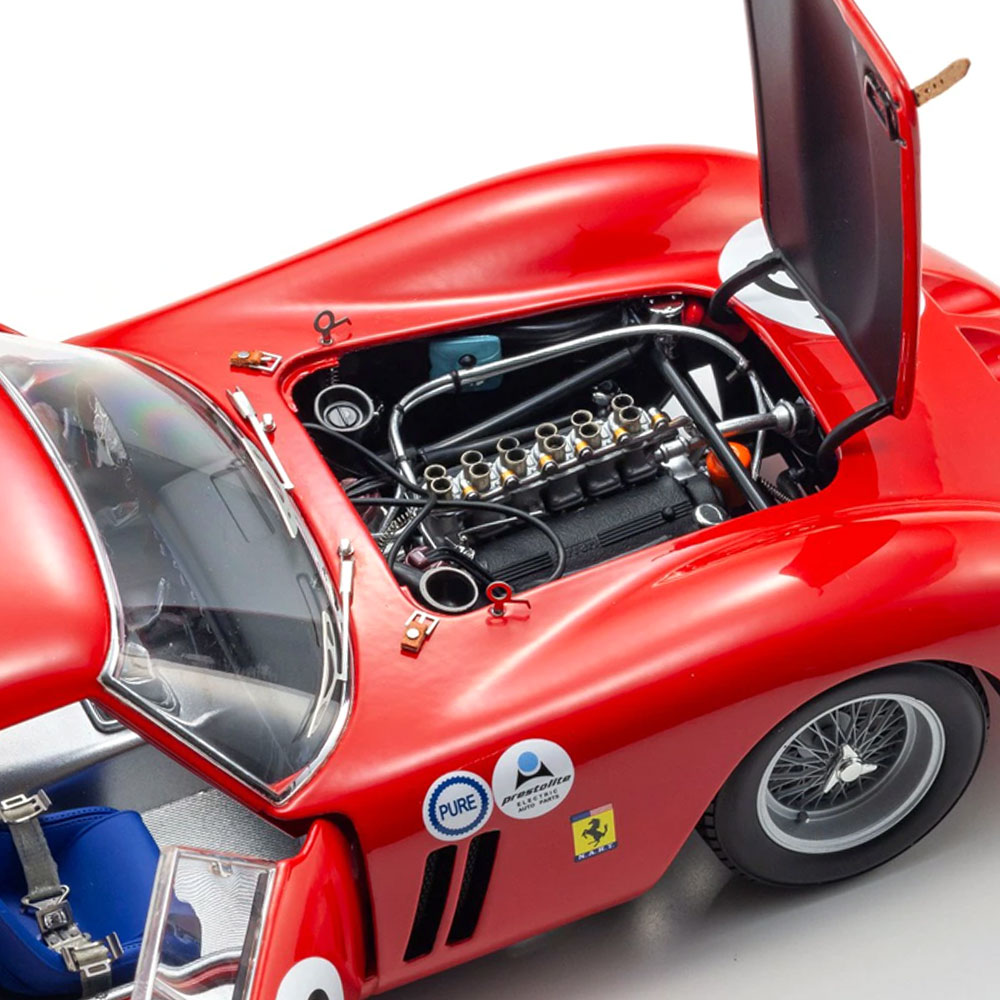 1/18 フェラーリ 250GTO 1963 デイトナ 3h #18 レッド ミニカー ダイ