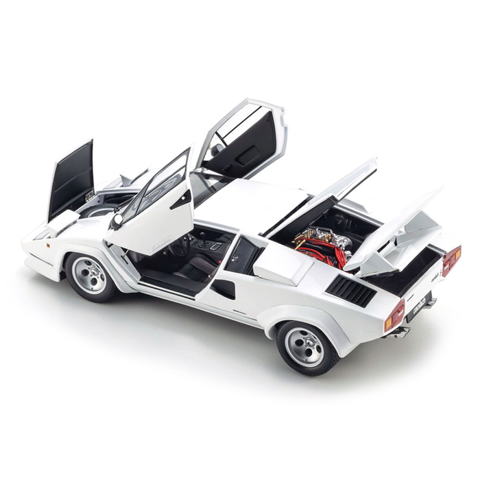 ミニカー 1/18 ランボルギーニ カウンタック LP400S ホワイト : エアー