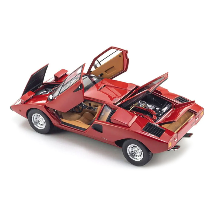 ブラーゴ 1/18 ランボルギーニ カウンタック　レッド ミニカー 1/18 ランボルギーニ カウンタック LP400 レッド : エアー
