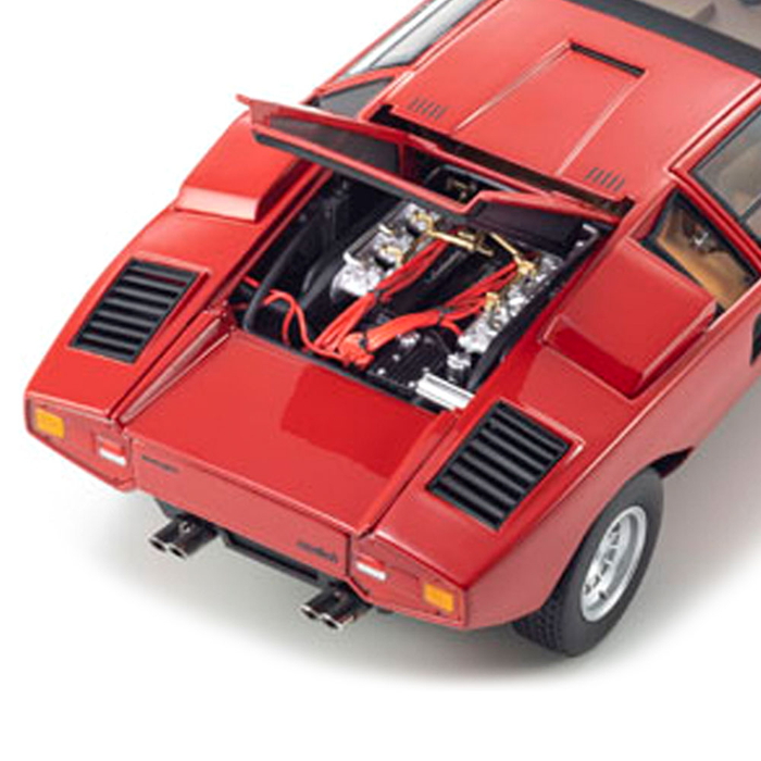 ミニカー 1/18 ランボルギーニ カウンタック LP400 レッド : エアー