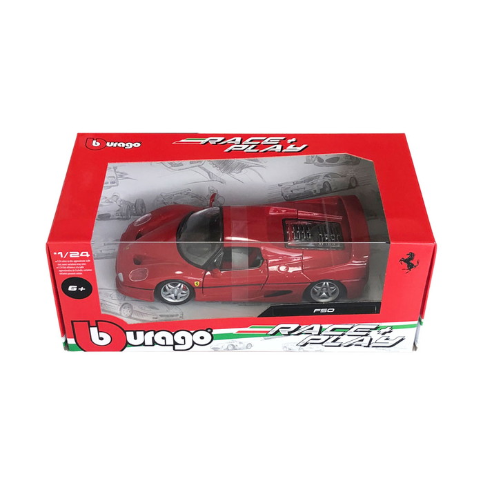 ミニカー 1/24 F50 フェラーリクローズド レッド : エアージェイ
