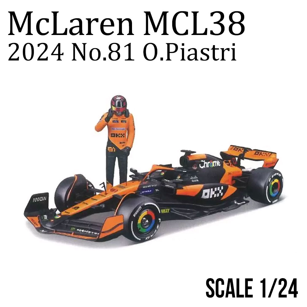 1/24 マクラーレン F1 チーム MCL38(2024) No.81 O.ピアストリ