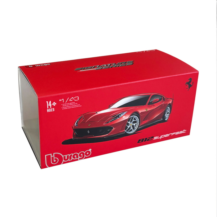1/43 フェラーリ 812 スーパーファースト レッド シグネチャーシリーズ