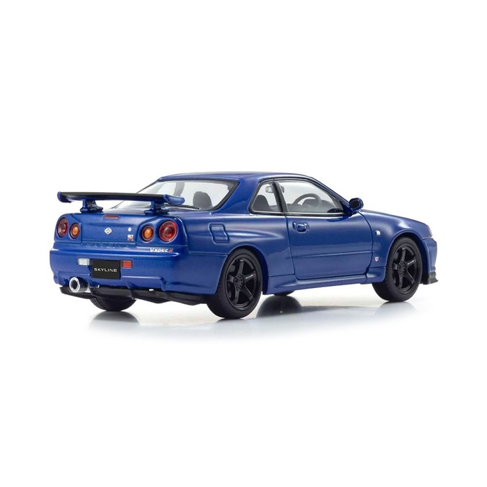 1/43 京商 日産 スカイライン 25GT ターボ (ER34) ブルー 日産 ミニカー 1/43 スカイライン R34 GT-R スポーツカー ブルー 公式