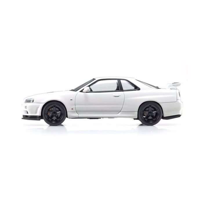 日産 ミニカー 1/43 スカイライン R34 GT-R スポーツカー ホワイト