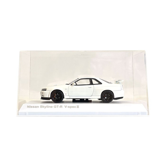 日産 ミニカー 1/43 スカイライン R34 GT-R スポーツカー ホワイト