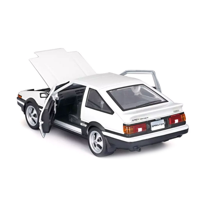 トヨタ ミニカー 1/24 スプリンタートレノ スポーツカー ホワイト