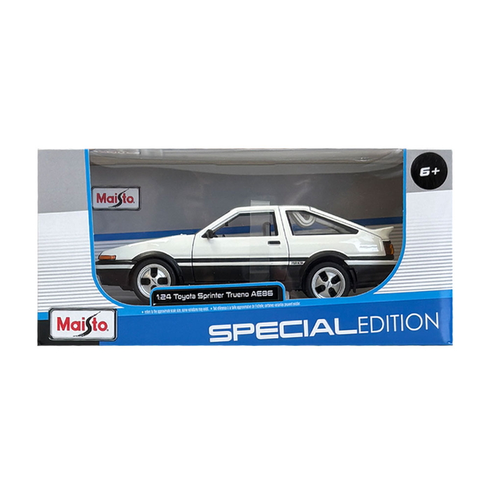 トヨタ ミニカー 1/24 スプリンタートレノ スポーツカー ホワイト