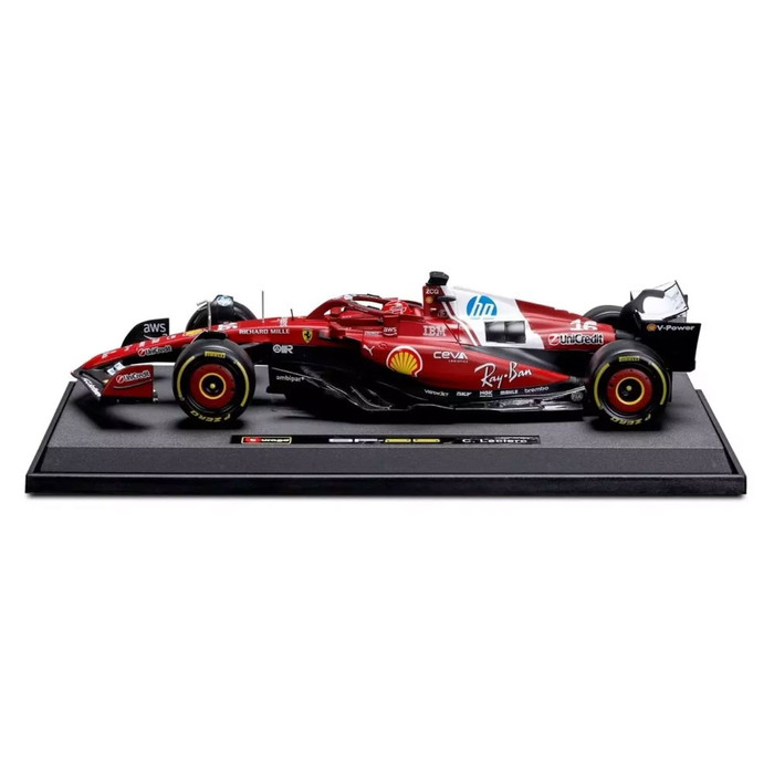 フェラーリ ミニカー 1/18 C.ルクレール ドライバー付き F1 スポーツ