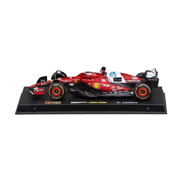 フェラーリ ミニカー 1/43 C.ルクレール ドライバー付き F1 スポーツ