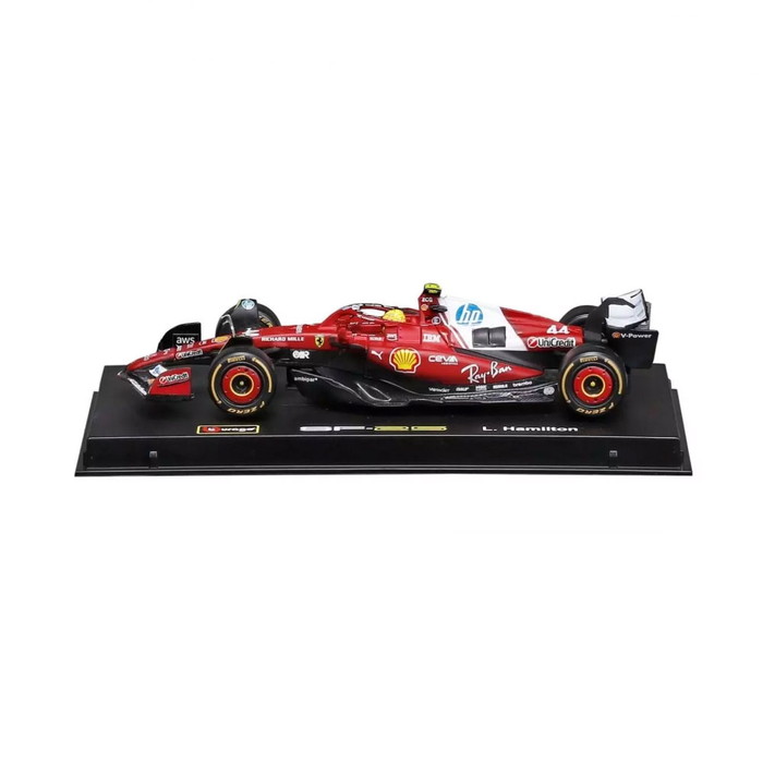 フェラーリ ミニカー 1/43 L.ハミルトン ドライバー付き F1 スポーツ