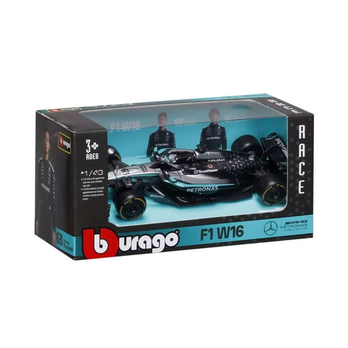 メルセデス AMG ミニカー 1/43 スポーツカー ペトロナス G.ラッセル