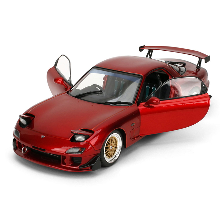 マツダ ミニカー 1/18 RX-7 スポーツカー レーシングカー メタリック