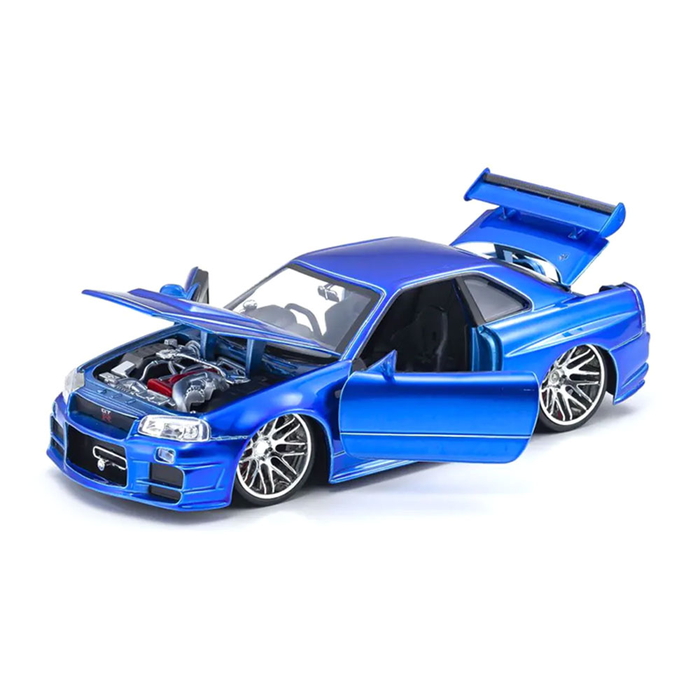 日産 ミニカー 1/24 ワイルドスピード スカイライン GT-R スポーツカー