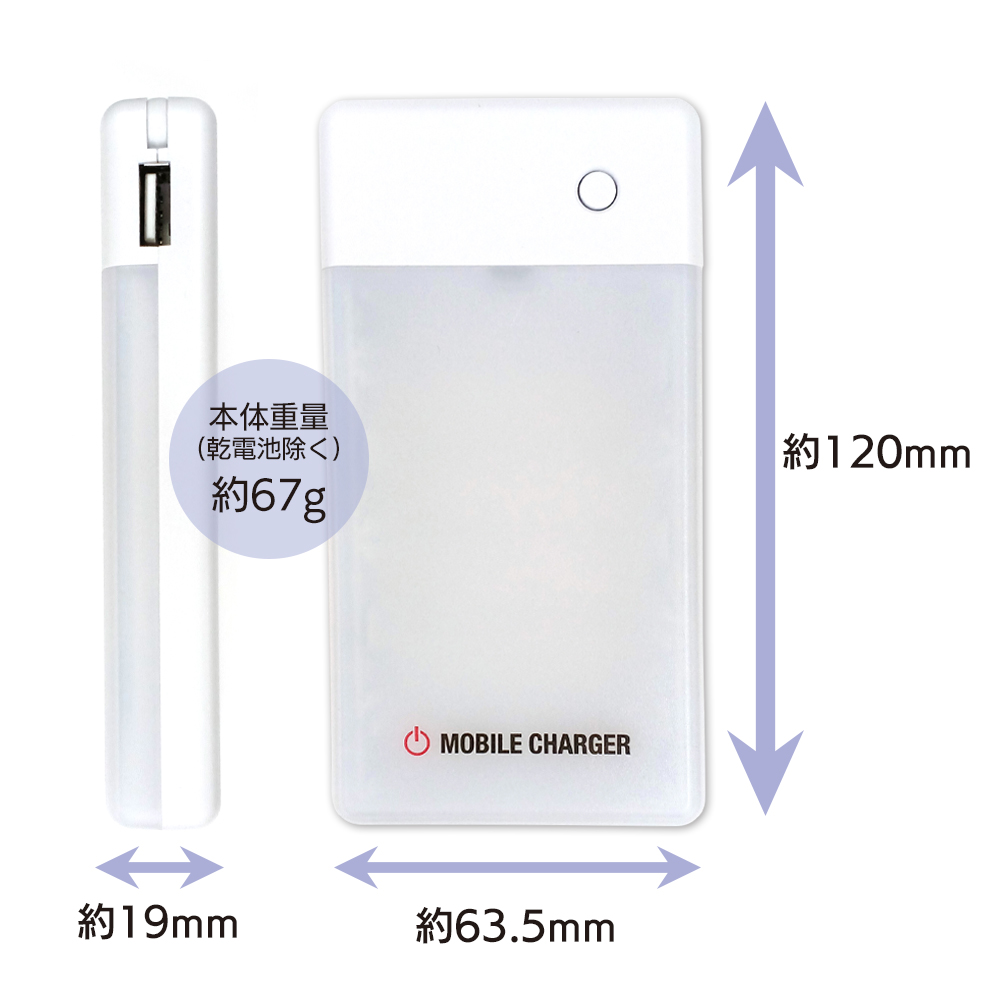 単3アルカリ6本型乾電池充電器micro&TYPE-Cケーブル付1.5Aタイプ