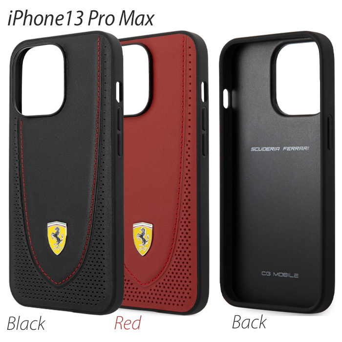 Ferrari iPhone 13 ケース フェラーリ 本革 iPhone13Pro