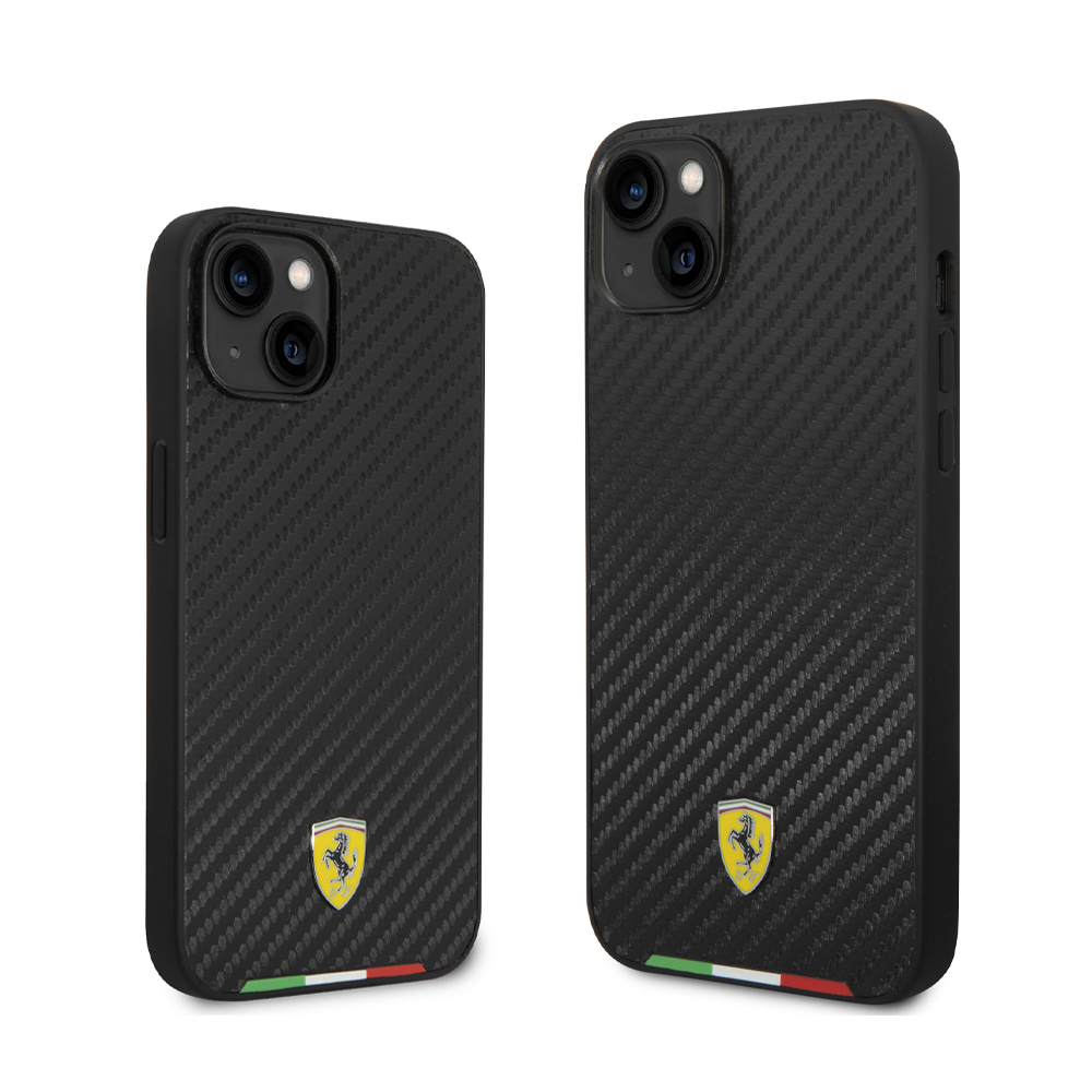 iPhone 14 ケース フェラーリ iPhone14Plus アイフォン 14プラス カーボン iPhoneケース ハード 車 メーカー ブランド  おしゃれ Ferrari 公式ライセンス品