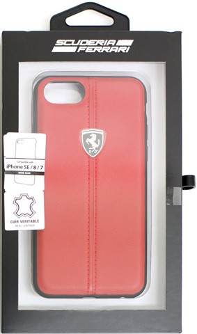 Ferrari（フェラーリ） iPhone SE2 ケース 本革 第2世代 iPhone8