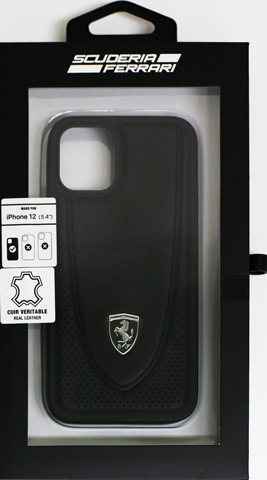Ferrari iPhone 12 ケース 本革 フェラーリ iPhone12mini