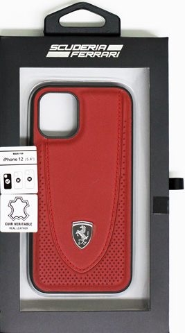 Ferrari iPhone 12 ケース 本革 フェラーリ iPhone12mini