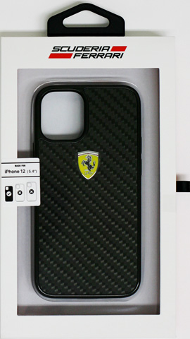 Ferrari iPhone 12 ケース 手帳型 本革 フェラーリ iPhone12mini