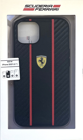 iPhone 13 Pro ケース レザー フェラーリ iPhone13 ハードケース iPhoneケース アイフォン カーボン 車 メーカー ブランド おしゃれ Ferrari 公式ライセンス品 | Ferrari | 01