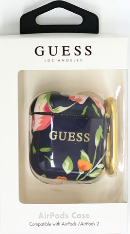 エアーポッズ ケースGuess ゲス AirPods AirPods2 収納ケース カラビナ