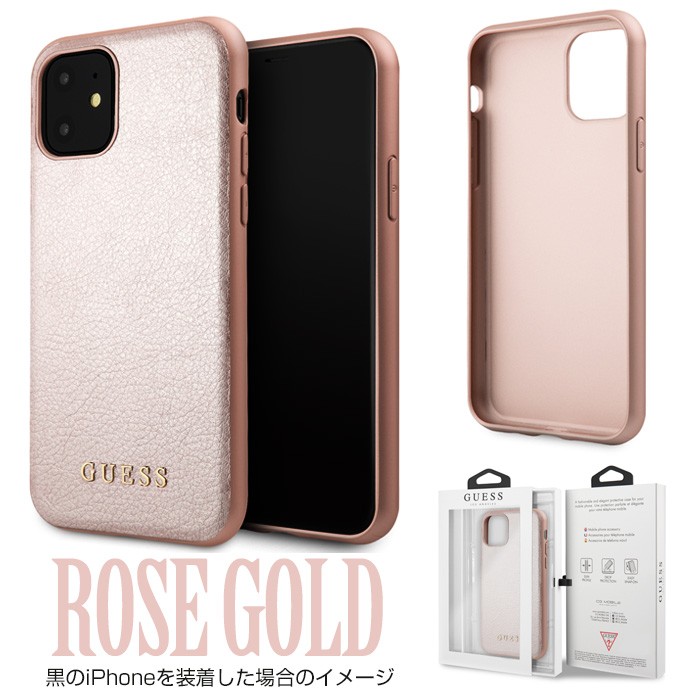 GUESS - GUESS ゲス iPhone 11 フリップケース ゴールドの通販