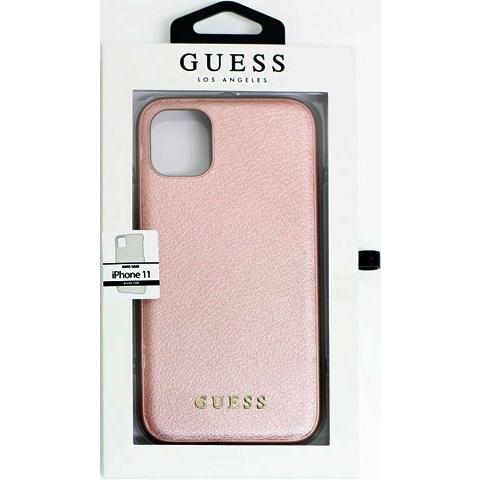 iPhone11 ケース GUESS イレブン ロースピンク ピンク ゴールド 背面型 バックカバー｜airs｜03