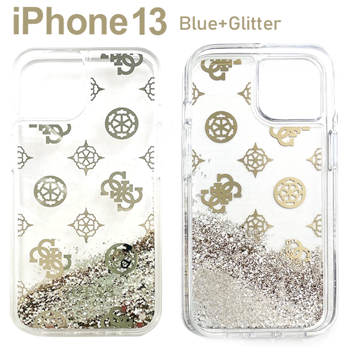 iPhone 13 ケース グリッター GUESS iPhone13Pro ラメ