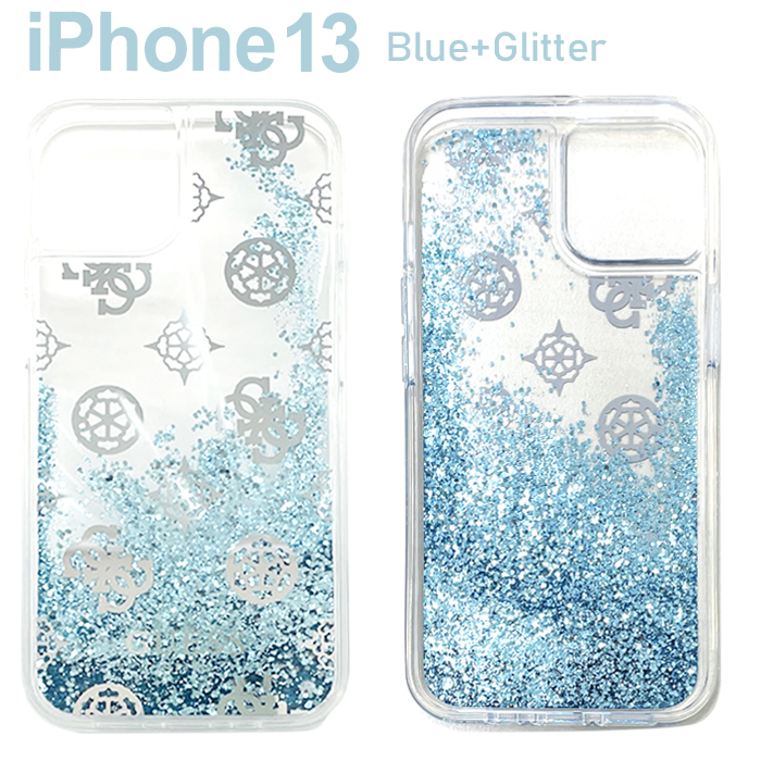 iPhone 13 ケース グリッター GUESS iPhone13Pro ラメ グリッター