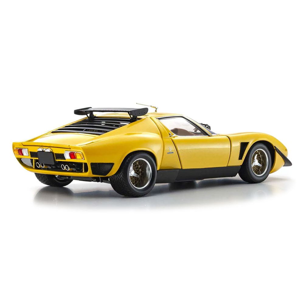 Lamborghini ミニカー 1/18 ランボルギーニ ミウラ SVR イエロー