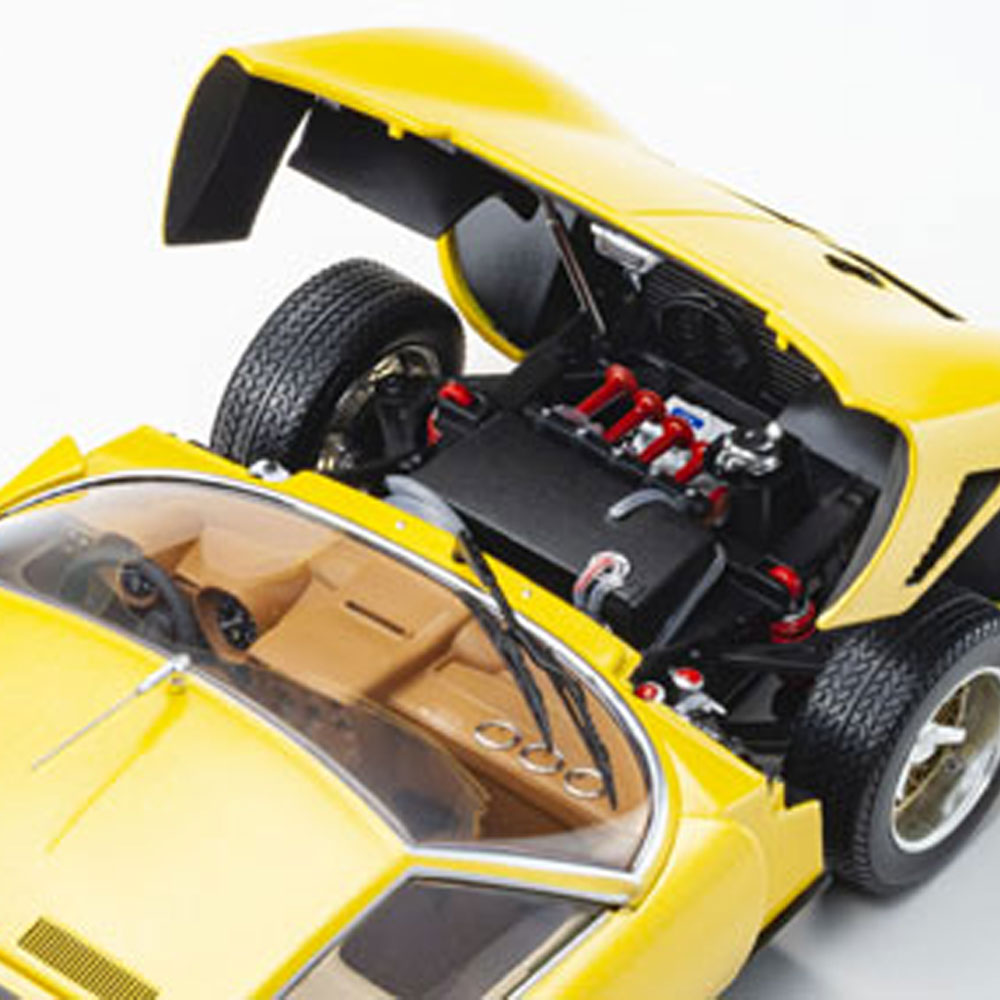 京商1/18 ランボルギーニミウラSV ミニカー Lamborghini ミニカー 1/18 ランボルギーニ ミウラ SVR イエロー