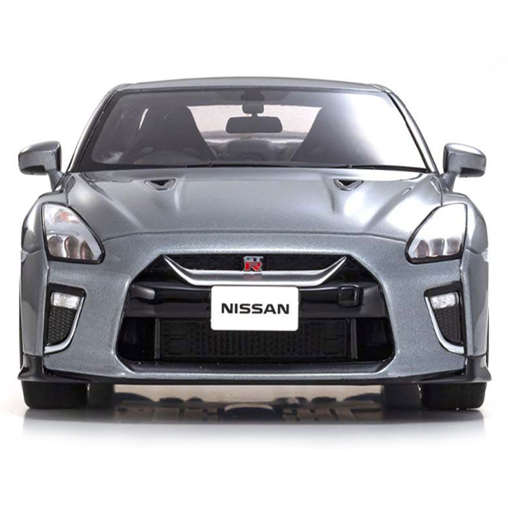 ミニカー 1/18 日産 GT-R 2020 グレー 京商 サムライ nissan