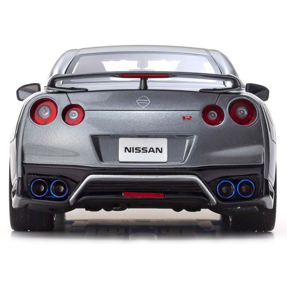 ミニカー 1/18 日産 GT-R 2020 グレー 京商 サムライ nissan KYOSHO