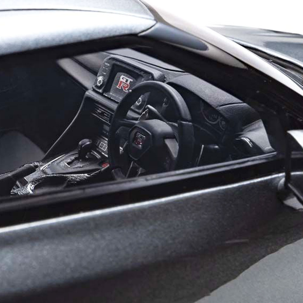 ミニカー 1/18 日産 GT-R 2020 グレー 京商 サムライ nissan KYOSHO