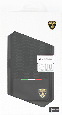iPhone11 ケース iPhone11Pro ケース iPhone11ProMax ランボルギーニ Lamborghini 本革 アルカンターラ 手帳型ケース レザー ブランド | Lamborghini | 01