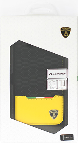 iPhone11 ケース iPhone11Pro ケース iPhone11ProMax ランボルギーニ Lamborghini 本革 アルカンターラ 手帳型ケース レザー ブランド | Lamborghini | 04