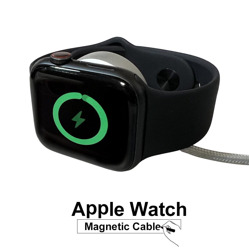 Apple Watch 充電ケーブル 2m アップルウォッチ充電ケーブル アルミボディ アップル認証 タイプCケーブル アップルウォッチ充電器  メッシュケーブル