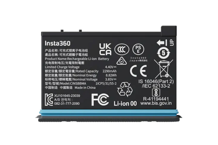 Insta360 X4 バッテリー 国内正規品 : AIRSTAGE - 通販 - Yahoo