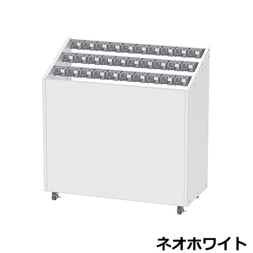 アンブレラスタンドNEO KGF 30本用 円筒錠 USN-KGF-30 W97.2×D44×H100珊 スチール写真製 鍵電話番号うつり変わり可 キャスター付 ぶんぶく 玄関家具-家具、インテリア-傘立て