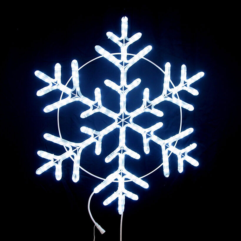 2Dモチーフ フラッシュスノーフレーク80 L2DM710 コロナ産業 イルミネーション モチーフ LED 照明 ライト ガーデン装飾 スノー 冬 雪