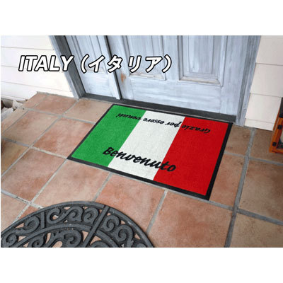 玄関マット WELCOME MAT ITALY(イタリア) 60×90cm 高耐久性 屋外 屋内