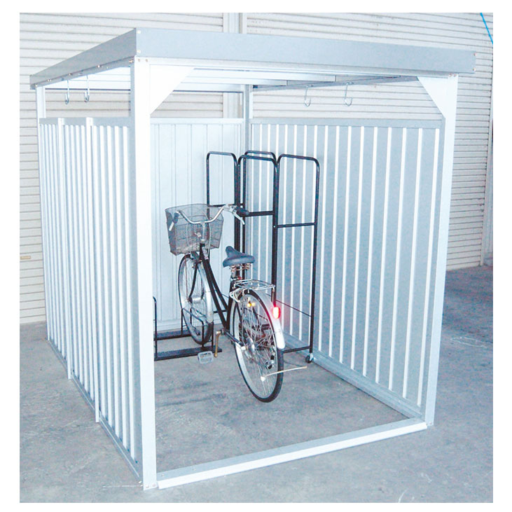 ダイマツ 多目的万能物置 DM-11L(壁パネルロングタイプ) 幅166×奥行245.5×高さ192cm 3.81平米(1.15坪) 中型 自転車 バイク タイヤ 収納庫 喫煙所 休憩所