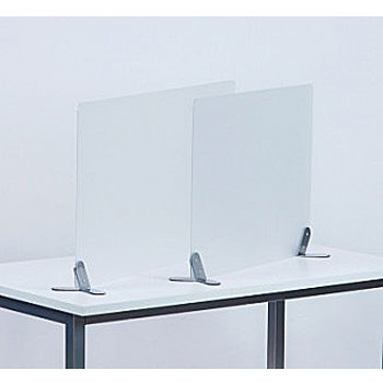 アクリルサイドスクリーン 高さ50cmタイプ 幅65cm YS-S8 W65×D16.5×H50cm 飛沫感染防止 パーティション パーテーション 業務用 オフィス 林製作所