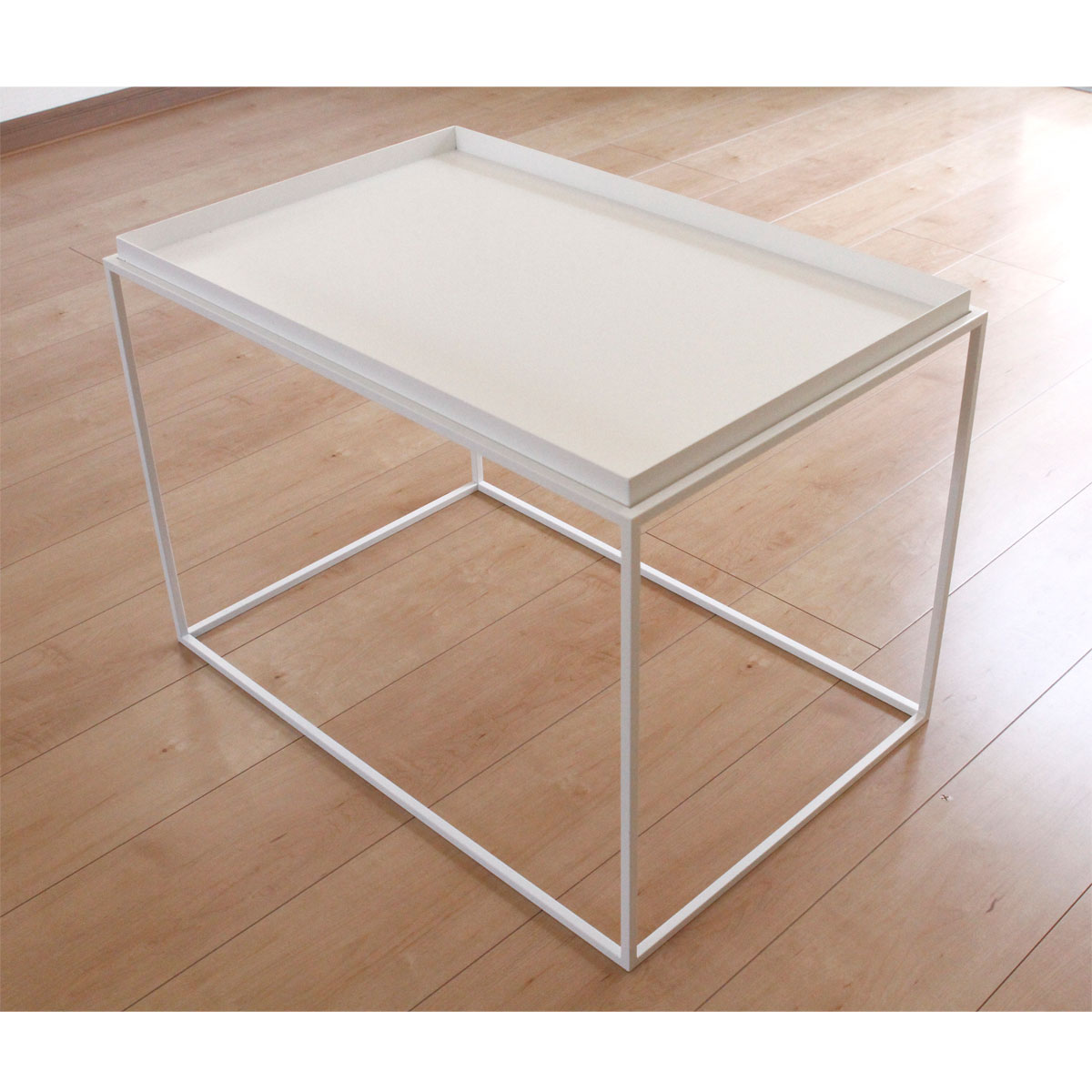 トレイテーブル 600×400 white tray HWT-044 幅60cm×奥行40cm×高さ41.2 
