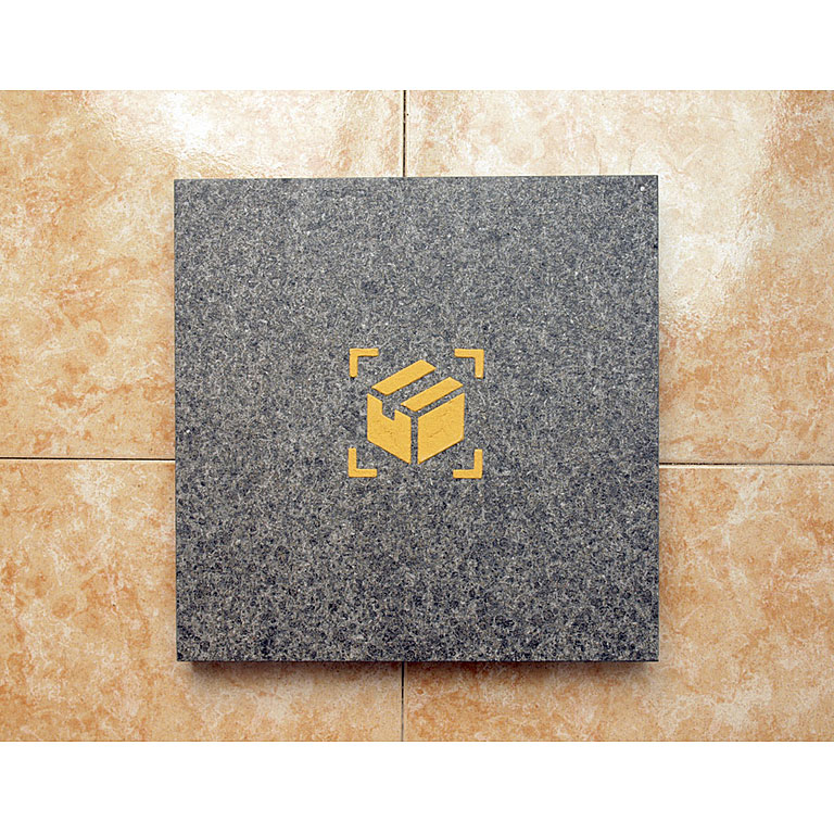 置き配プレート マットブラック 御影石 4枚 KP-MB4 30×30×3cm 置き配プレート マットブラック 御影石 4枚 KP-MB4 30×30×3cm